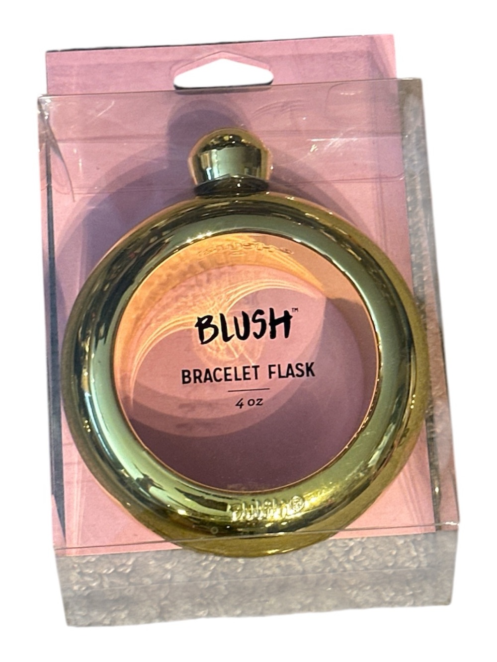 Blush Gold Bracelet Flask - 4 oz